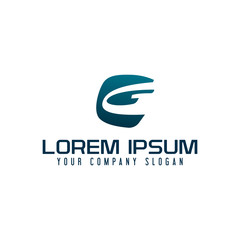 Letter G logo. business technology design concept template