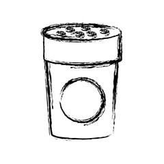 Salt bottle isolated icon vector illustration graphic design