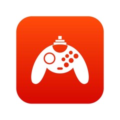 Gamepad icon digital red