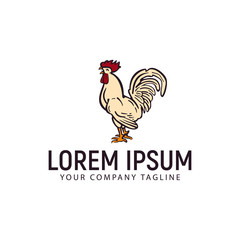 Fototapeta na wymiar hen chicken logo. hand drawn design concept template