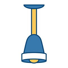 Warehouse light lamp icon vector illustration graphic design
