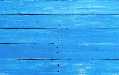 vintage blue background,the texture of blue color on wood table