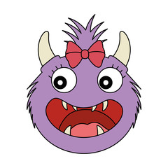 female furry monster character