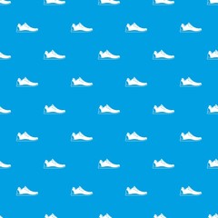 Fototapeta premium Athletic shoe pattern seamless blue