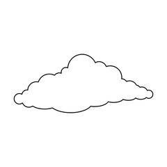 cloud sky silhouette icon