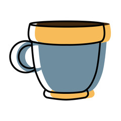 Coffee mug isolated icon vector illustration graphic design