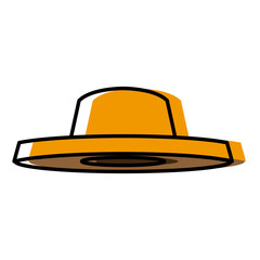 Male vintage hat icon vector illustration graphic design