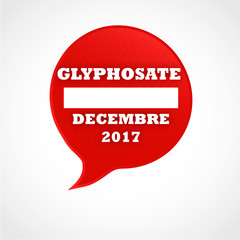 bulle interdit : glyphosate