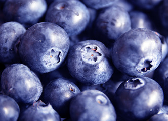 Fresh blueberries as a background.Blueberry close up.Bilberries.Healthy eating,diet and nutrition concept.Selective focus.