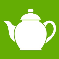 Teapot icon green
