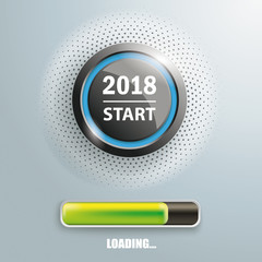 Click Hand Push Button 2018 Start Loading