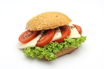 Tomate Mozzarella Maisbr&ouml;tchen