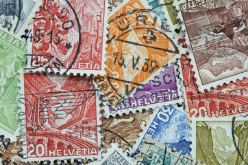 Swiss stamps