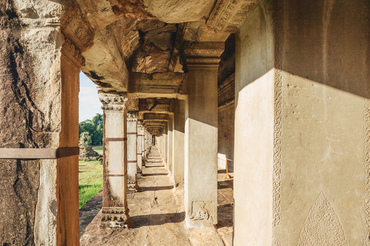 Details of Angkor Wat temple.