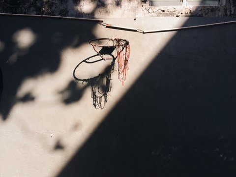 Neglected Basketball Hoop
