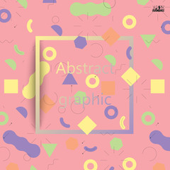 Abstract background with geometric elements. Eps10 Vector illustration.