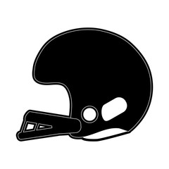 helmet american football related icon image vector illustration design