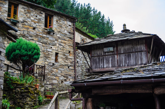 Old town in Asturias, Taramundi