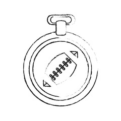 medal with ball american football related icon image vector illustration design