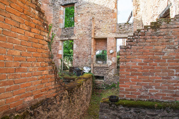 Fototapeta na wymiar Village massacré d'Oradour sur Glane, Haute Vienne, Limousin, France