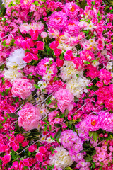 Abstract background of flowers