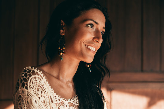 Beautiful Woman Smiling