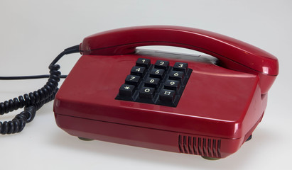 Rotes Tastentelefon