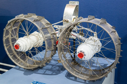 Lunokhod lunar rover wheels detail