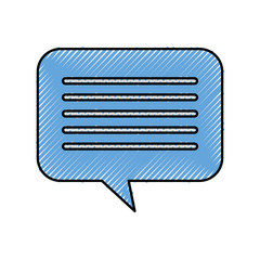 speech bubble message chat dialog media