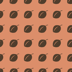 Fruits vector illustration on a seamless pattern background