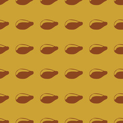 Fruits vector illustration on a seamless pattern background