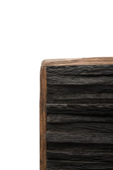 Wooden isolated background texture, compound tree of different pieces