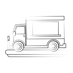 food truck icon image vector illustration design