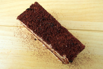 piece of chocolate cake