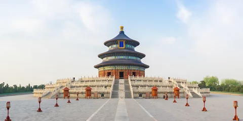 Poster Im Rahmen Himmelstempel in der Hauptstadt Peking in China © orpheus26