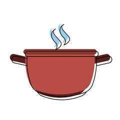 hot pot icon image vector illustration design 