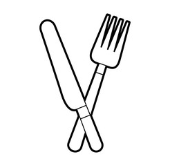 fork and knife cutlery kitchen eating