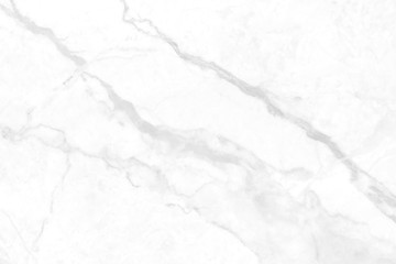 Obraz premium White marble texture in natural pattern with high resolution for background and design art work. White stone floor.