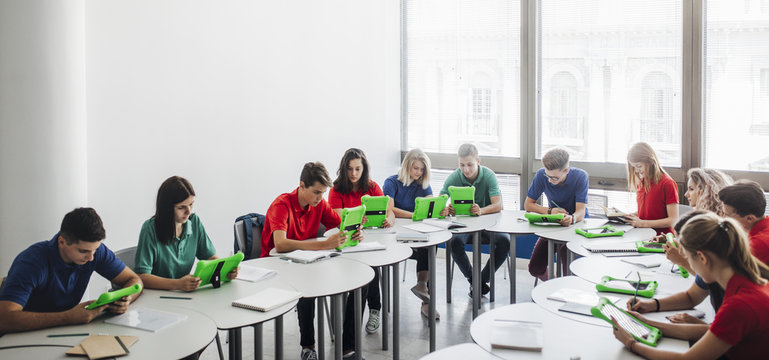 Students Using Technology