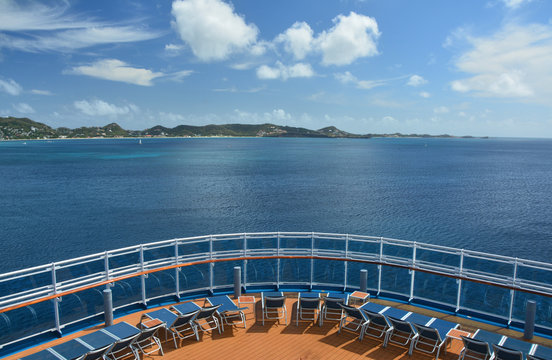 View from cruise ship on Grenada