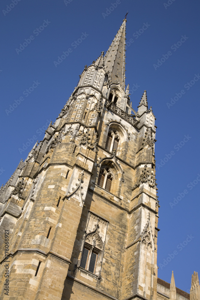 Wall mural Cathedral Church Tower, Bayonne