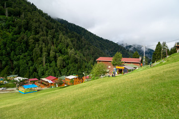 Mountain Houses in Ayder Plateau