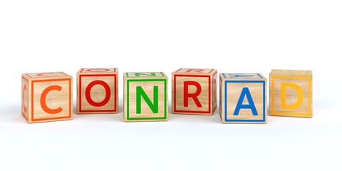 bunte Würfel Name - Conrad