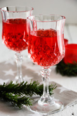 Christmas - Dinner and wine