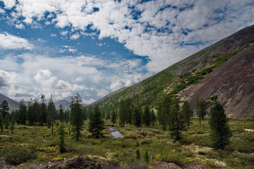 Russia, the far East, the rivers of Magadan