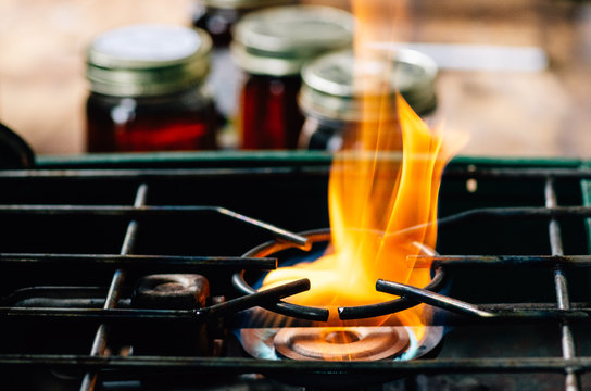 Flame From A Camp Stove