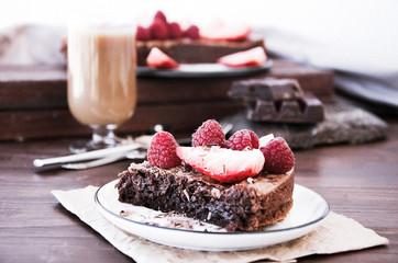 Sweet chocolate brownie