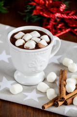 Christmas time to hot chocolate