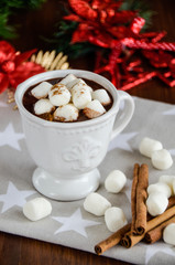 Christmas time to hot chocolate