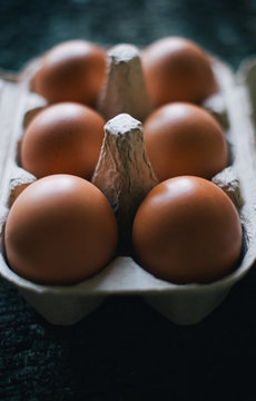 Six Eggs in Carton